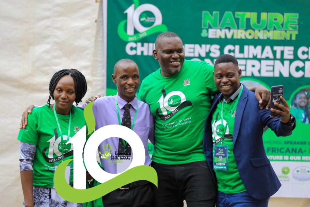 Joseph Masembe’s Little Hands Go Green army celebrates A decade of Green Climate Action in style